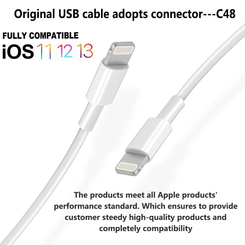 4-Pack MFi Certified Lightning Cables