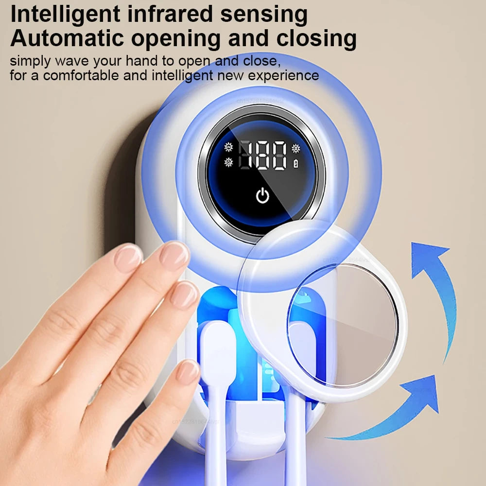 UV Toothbrush Sanitizer Holder