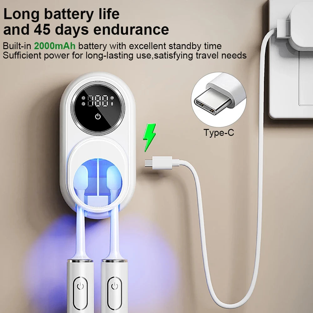 UV Toothbrush Sanitizer Holder
