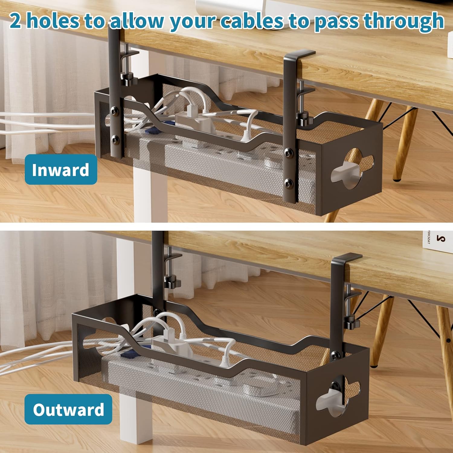 Under-Desk Cable Keeper